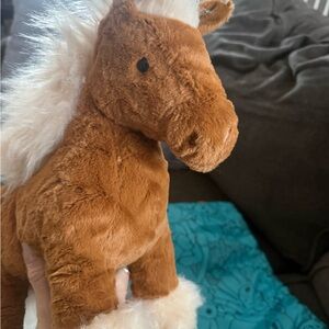 Jellycat Brown Horse Plush with Cream Mane